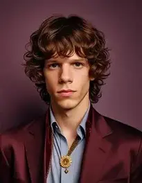 Jesse Eisenberg Wig, Hair, Hairstyle face swap