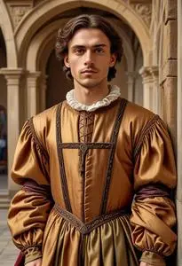 Renaissance Scholar Costume face swap