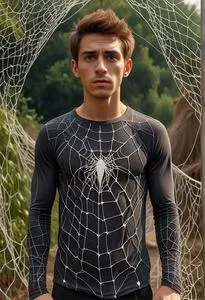 Webs Bad Man Costume face swap