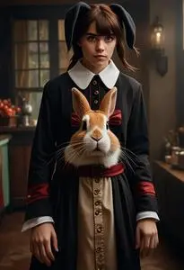 Bunnicula Costume face swap