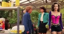 Woman In Greenhouse face swap