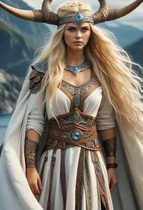 Hel Norse Mythology Costume face swap