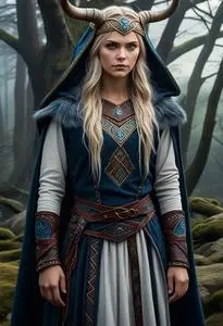 Hel Norse Mythology Costume face swap