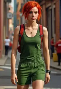 Run Lola Run Costume face swap