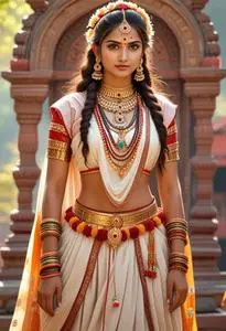 Parvati Mata Costume face swap