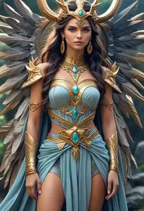 Myth Goddess Costume face swap