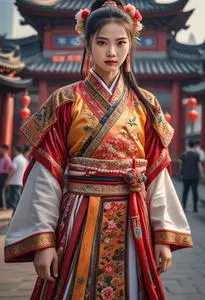 Shanghai Tang Costume face swap