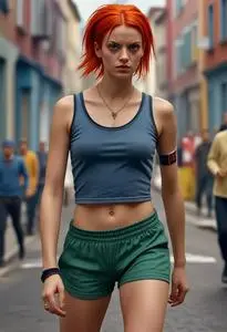 Run Lola Run Costume face swap