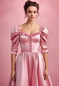 charity barnum pink dress Charity barnum outfits