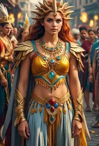 Fancy Dress Mythological Character face swap