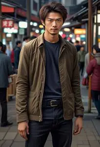 Hirokazu Kanazawa face swap