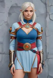 Impa Age Calamity Cosplay face swap