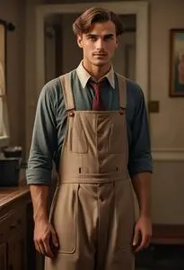 1920s Housekeeper Outfit face swap