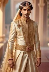 Manyavar Wedding Dress Man face swap