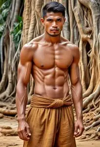 Muay Boran Krabi Krabong face swap