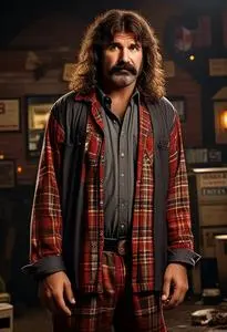 Mick Foley Costume face swap