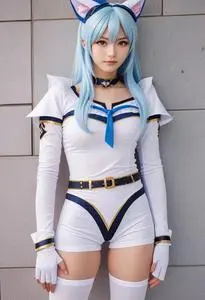 Ryoko Tenchi Cosplay face swap