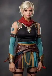 Impa Age Calamity Cosplay face swap