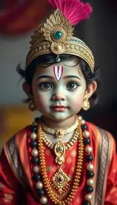 Toddler Dress Little Krishna Male God
