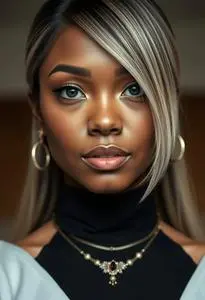 Free Black Male Hair Blonde Tips Face Swap