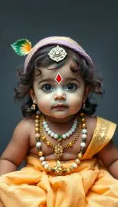 Baby Dressing Krishna Male God