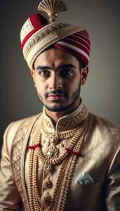 Indian Groom Wedding Pagri face swap