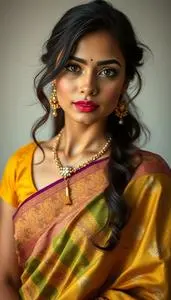 Odisha Silk Saree face swap