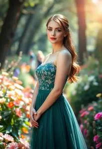 Prom Dress Enchanted Forest Face Swap