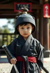 Katana Costume face swap