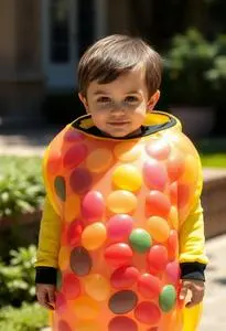 Jelly Bean Costume face swap