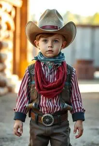 Wild West Costume face swap