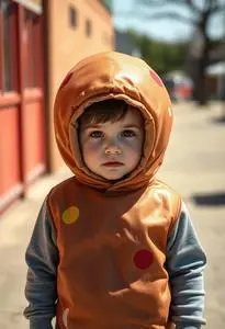 Boy Donut Costume face swap