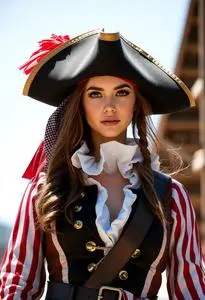 Pirate Fancy Dress Ladies Face Swap, Costumes...
