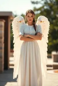 Angel Costume face swap