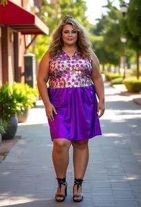 Adult Plus Size Funky Disco Costume face swap
