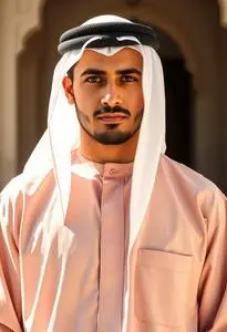 Arabic Jubba Style Costume face swap