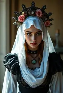 Crypt Bride Costume face swap