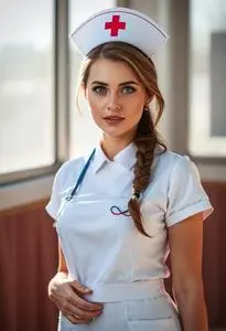 Nurse Jenny Costume face swap