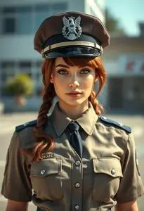 Officer Jenny Costume face swap