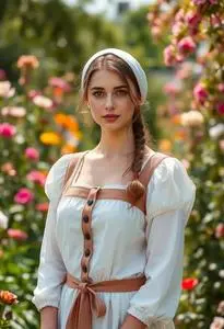 Medieval Midwife Clothing face swap