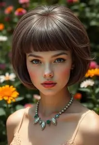 Luna Wig Short Hairstyle face swap