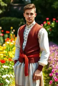 Traditional Hungarian Clothing Man face swap