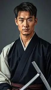 Katana Costume face swap