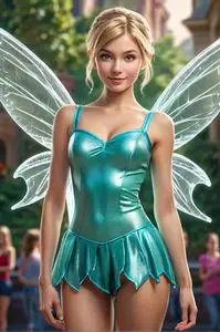 Tinkerbells Dancewear face swap
