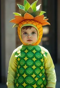 Perfect Pineapple Infant Costume face swap