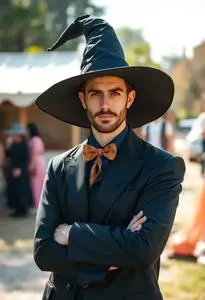 Witchs Husband Costume face swap
