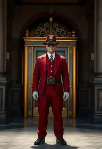 Tower Terror Bellhop Costume face swap