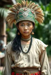 Ancient Filipino Costume face swap