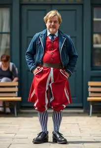 Andy Little Britain Costume face swap