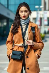 Journalist Outfit Female face swap